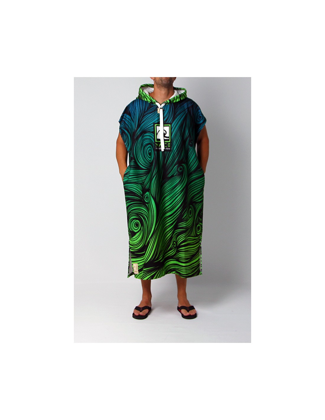 ПОНЧО MAZE WAVES BLUE